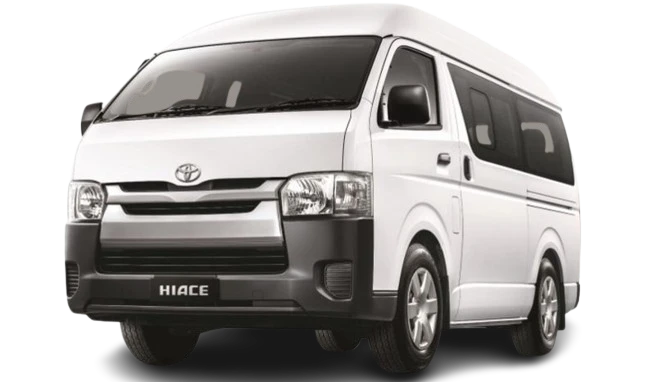 Toyota Hiace cheap car rental in tawau 2025 - Automatic 11 seats RM550/days