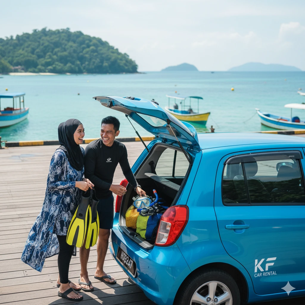 kereta sewa kota kinabalu untuk honeymoon - KF Car Rental Tawau